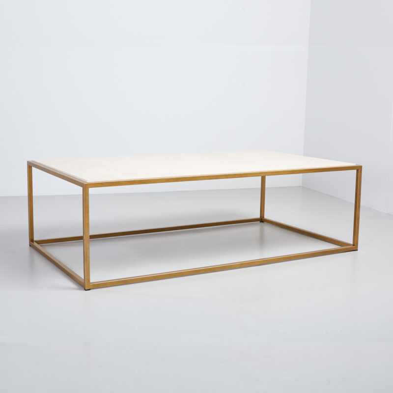 Siena Limestone Coffee Table | Bespoke Modern Furniture by Tom Faulkner