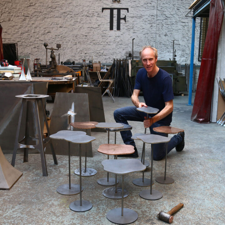 British furniture designer Tom Faulkner