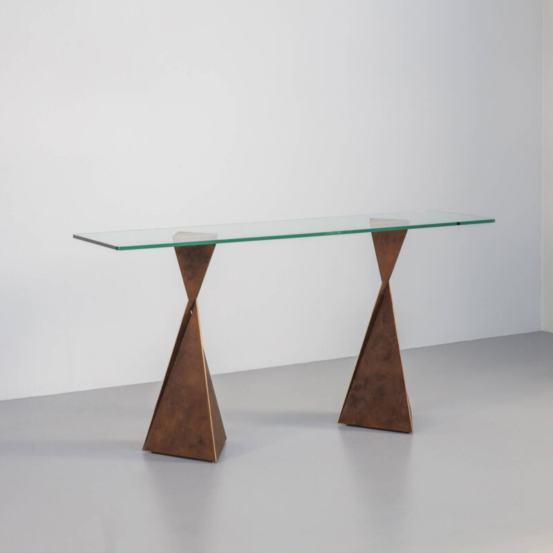Contemporary console table by Tom Faulkner