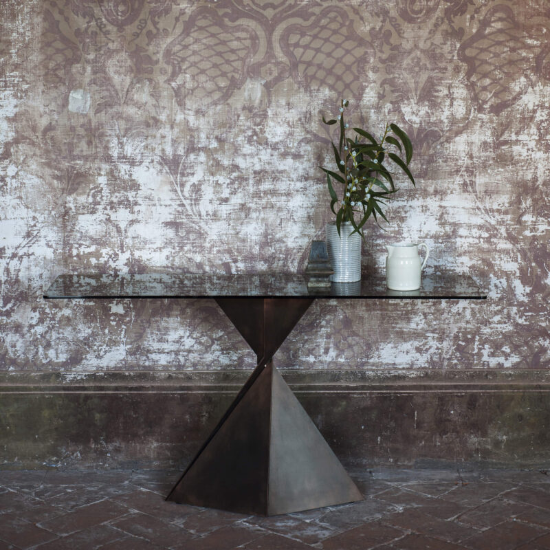 Modern console table by Tom Faulkner