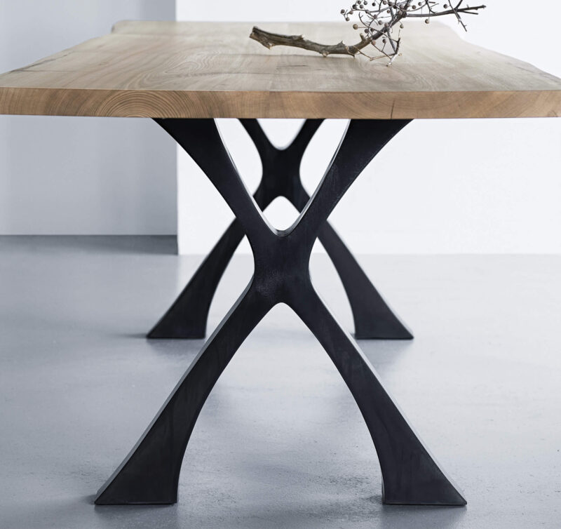 Rectangular dining table by Tom Faulkner