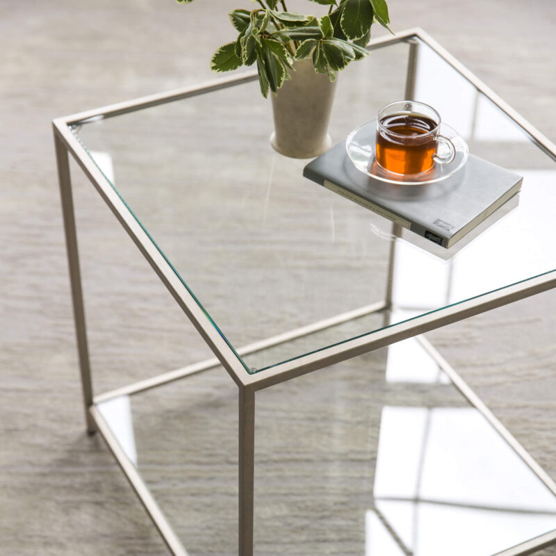 Square side table by Tom Faulkner